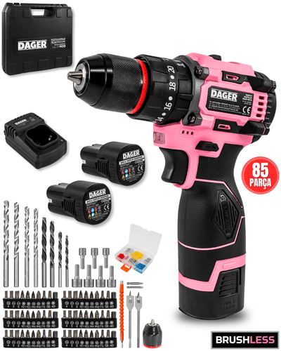 Dager NOVA 16.8V Kömürsüz Darbeli Matkap - DAGER
